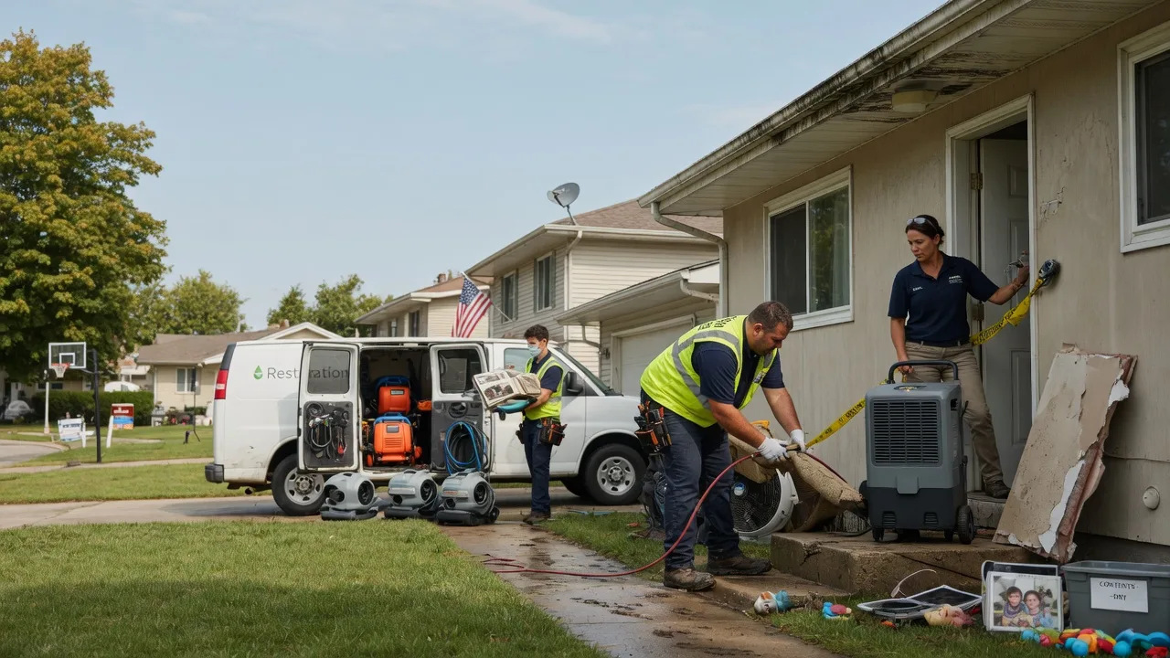 Water Damage Restoration in Lamar, PA near me